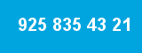 925 835 43 21 925 835 43 21